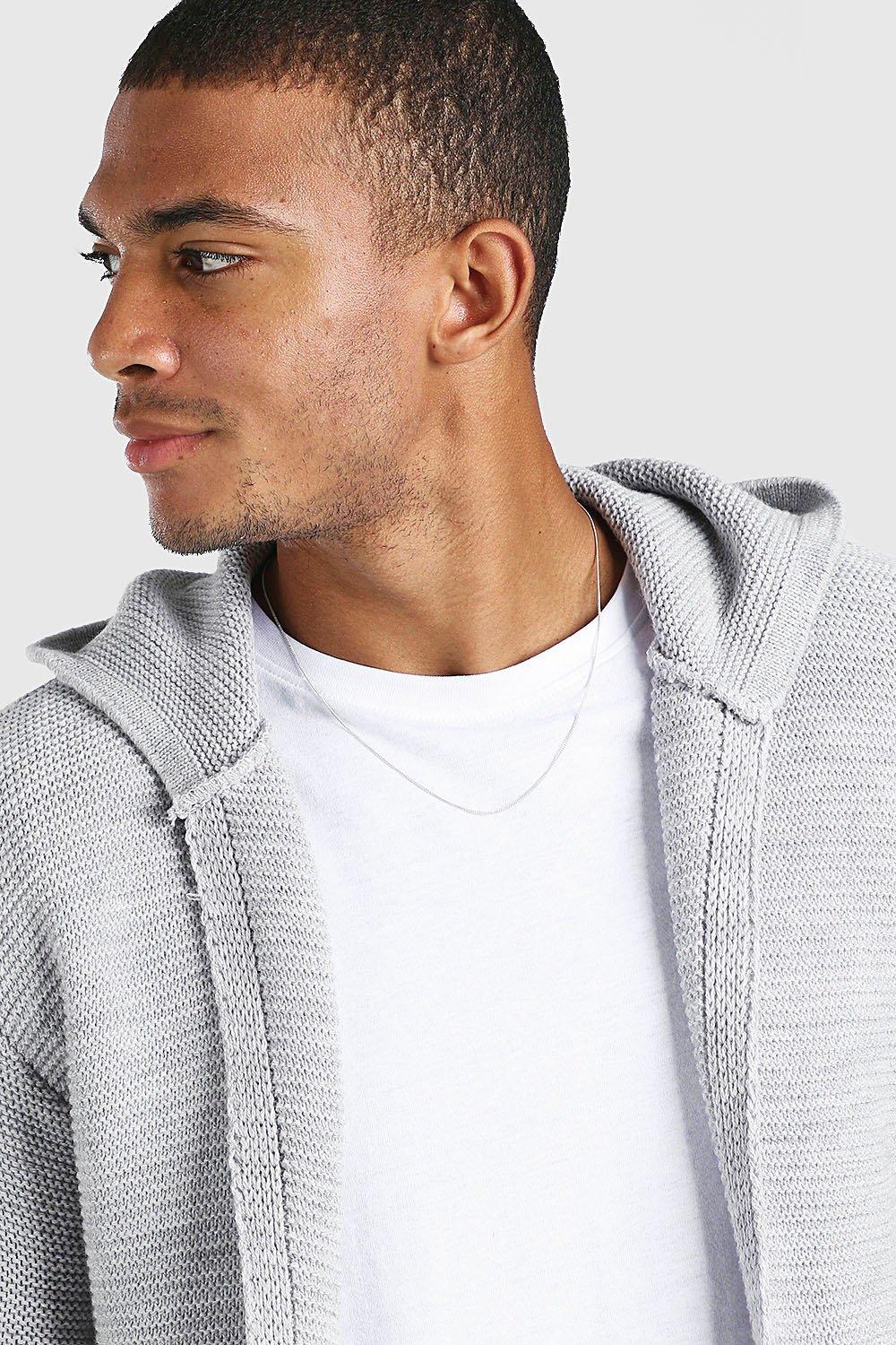 Longline Hooded Cardigan With Pockets boohoo NZ